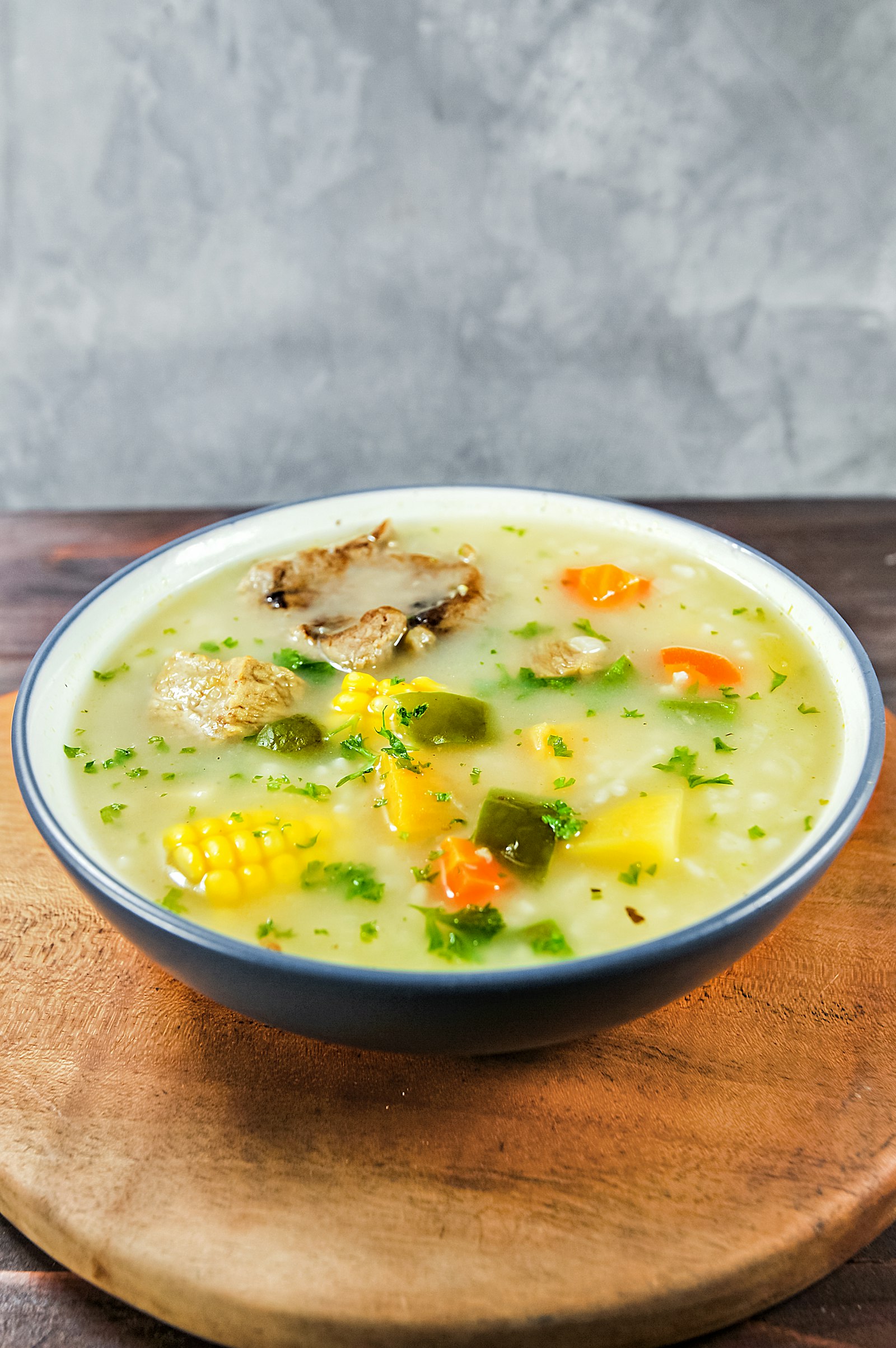 Bol de soupe veloutée orange